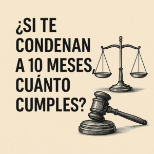 Lee más sobre el artículo ¿Si te condenan a 10 meses cuánto cumples?