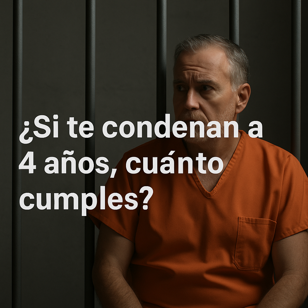 ¿Si te condenan a 4 años cuánto cumples?