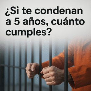 Lee más sobre el artículo ¿Si te condenan a 5 años cuánto cumples?