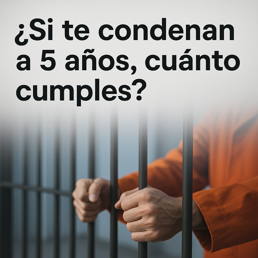 ¿Si te condenan a 5 años cuánto cumples?