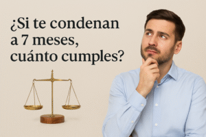 Lee más sobre el artículo ¿Si te condenan a 7 meses cuánto cumples?