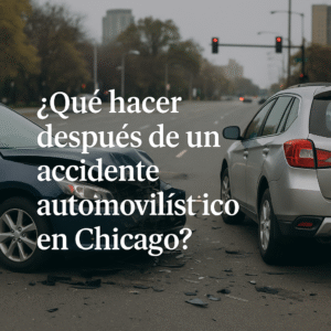 Lee más sobre el artículo ¿Qué hacer después de un accidente automovilístico en Chicago?