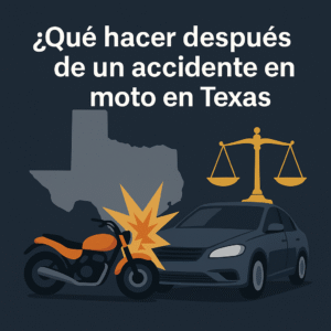 Lee más sobre el artículo ¿Qué hacer después de una accidente en moto en Texas?