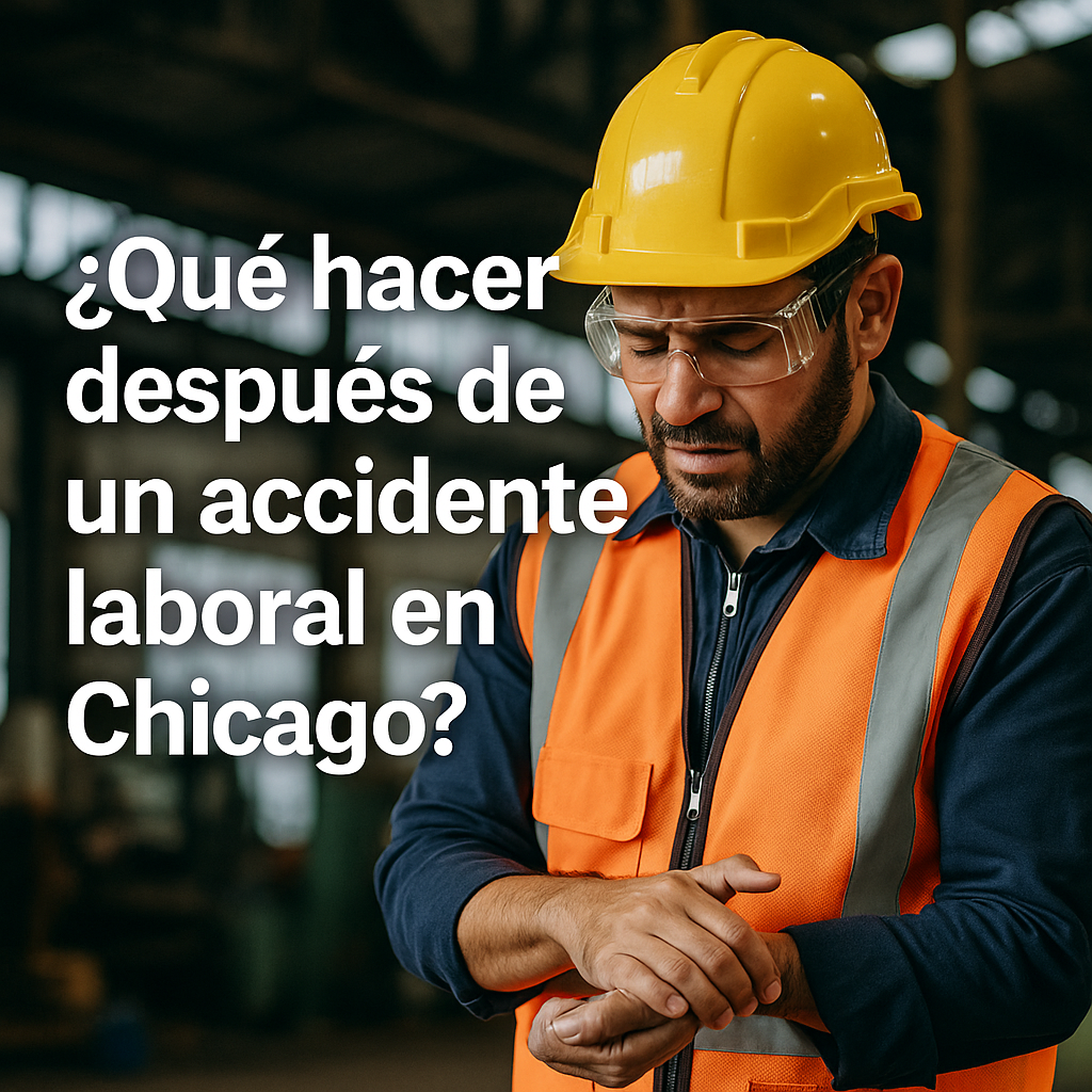 ¿Qué hacer después de una accidente laboral en Chicago?