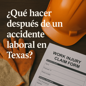 Lee más sobre el artículo ¿Qué hacer después de una accidente laboral en Texas?